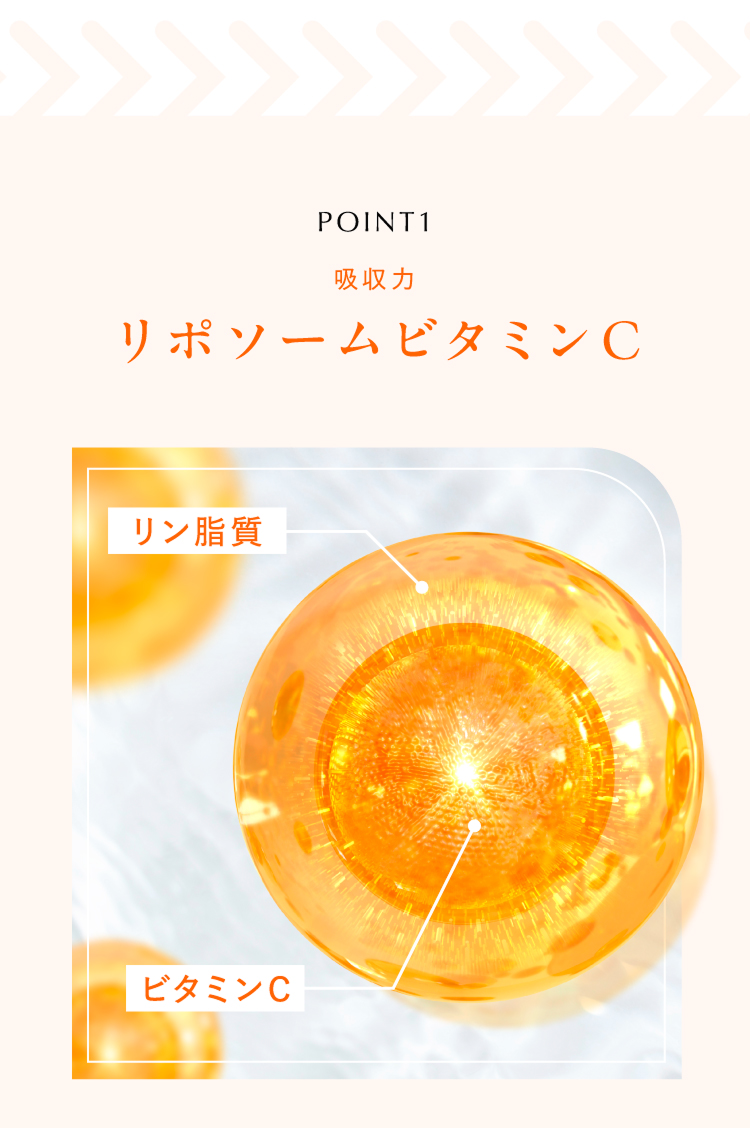 POINT1 吸収力 リポソームビタミンC